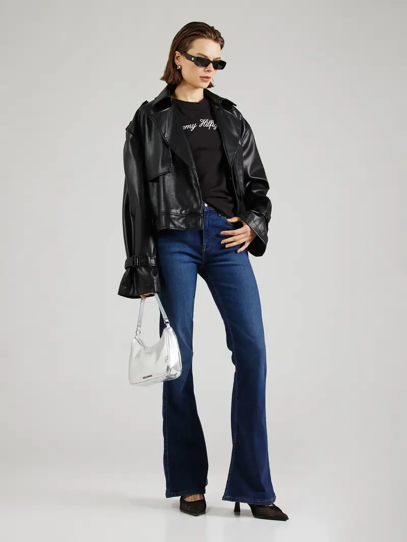 TOMMY HILFIGER Maglietta nero / bianco miniatura 3