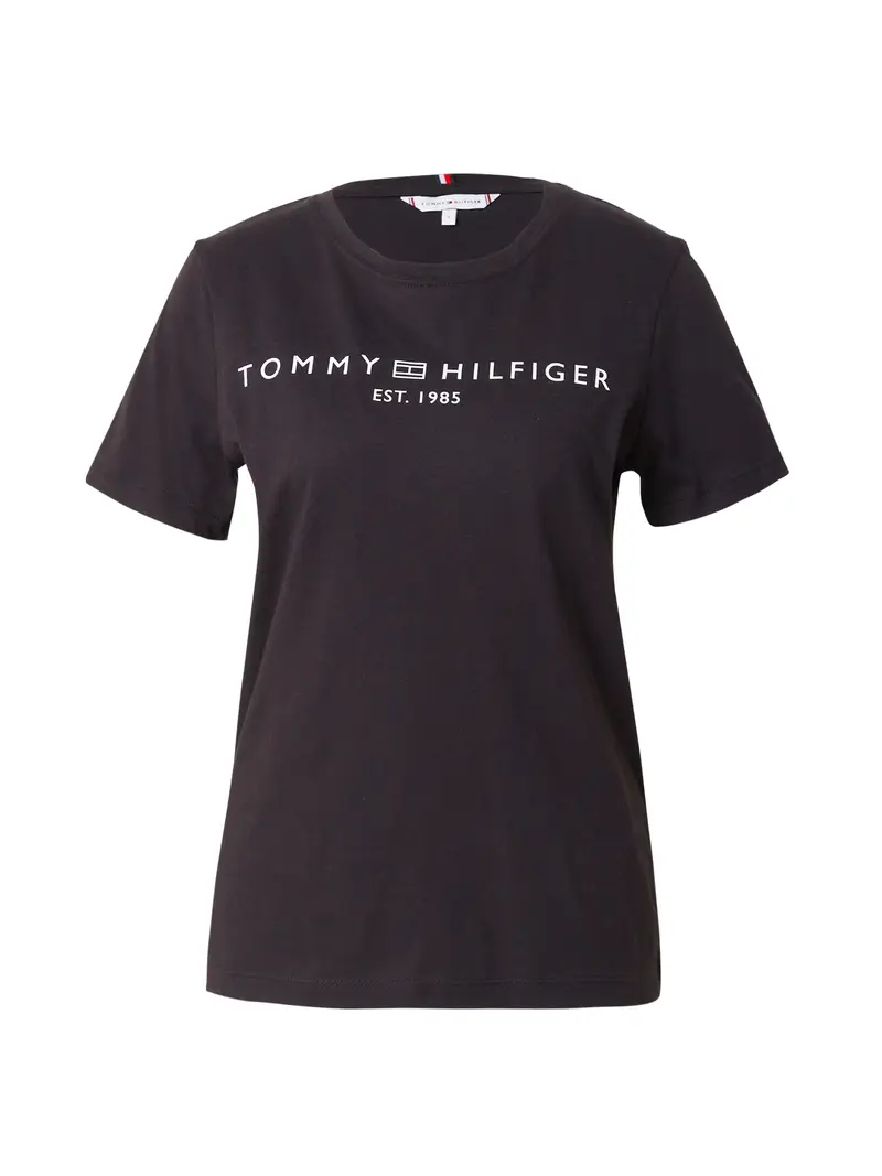 TOMMY HILFIGER Maglietta  nero / bianco