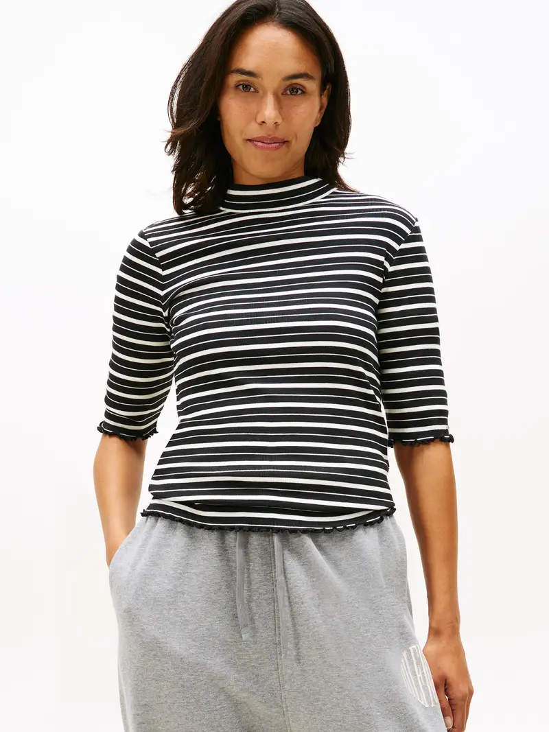 Maglietta nero / bianco miniatura 2