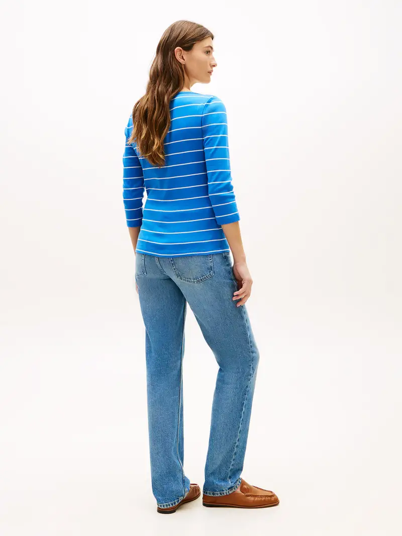 Maglietta New Cody blu / bianco miniatura 3