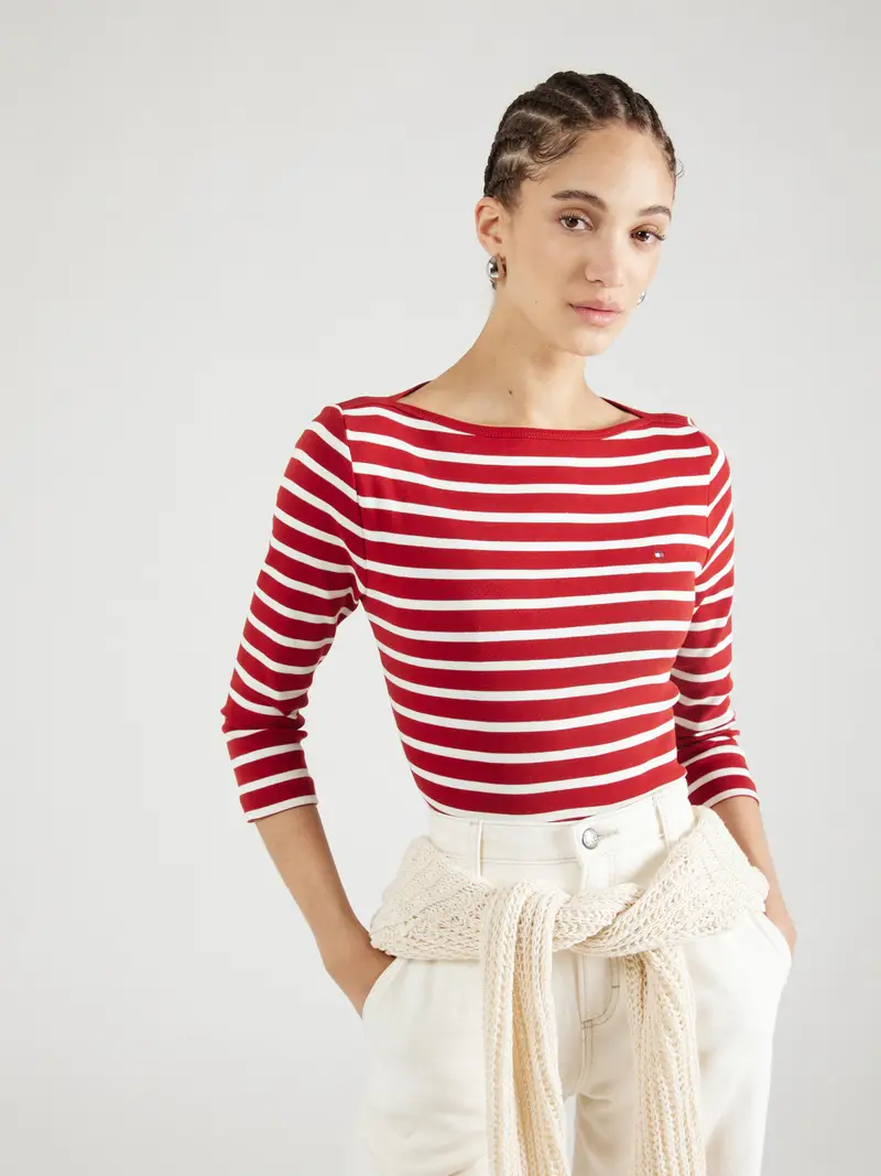 Maglietta NEW CODY rosso / bianco miniatura 2