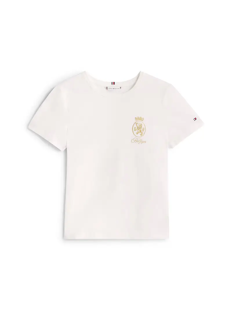 Maglietta oro / bianco