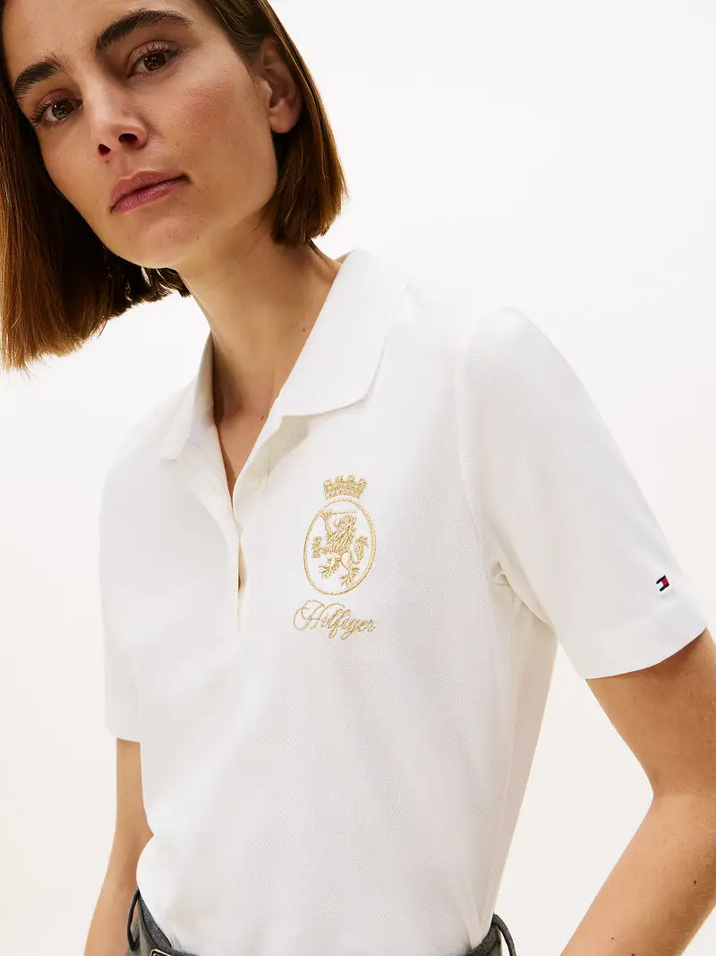 Maglietta oro / bianco miniatura 3