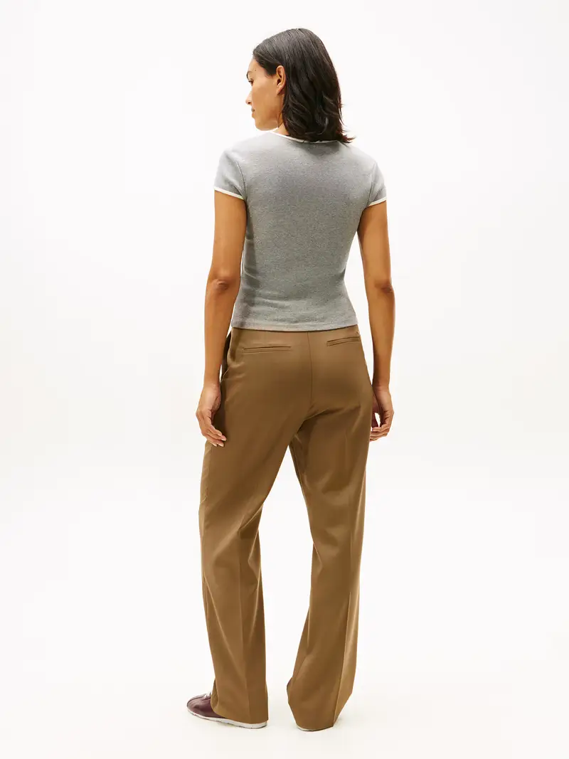 Maglietta 'RINGER' beige / grigio / bianco miniatura 3