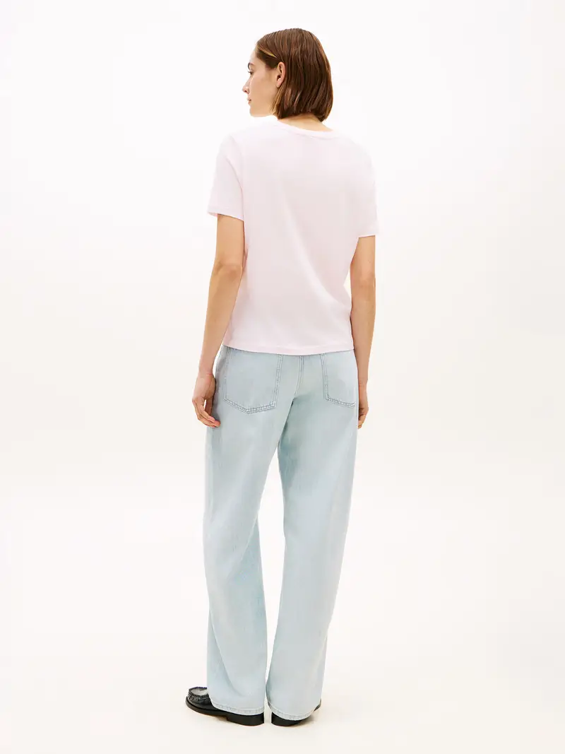 Maglietta rosa / nero miniatura 3