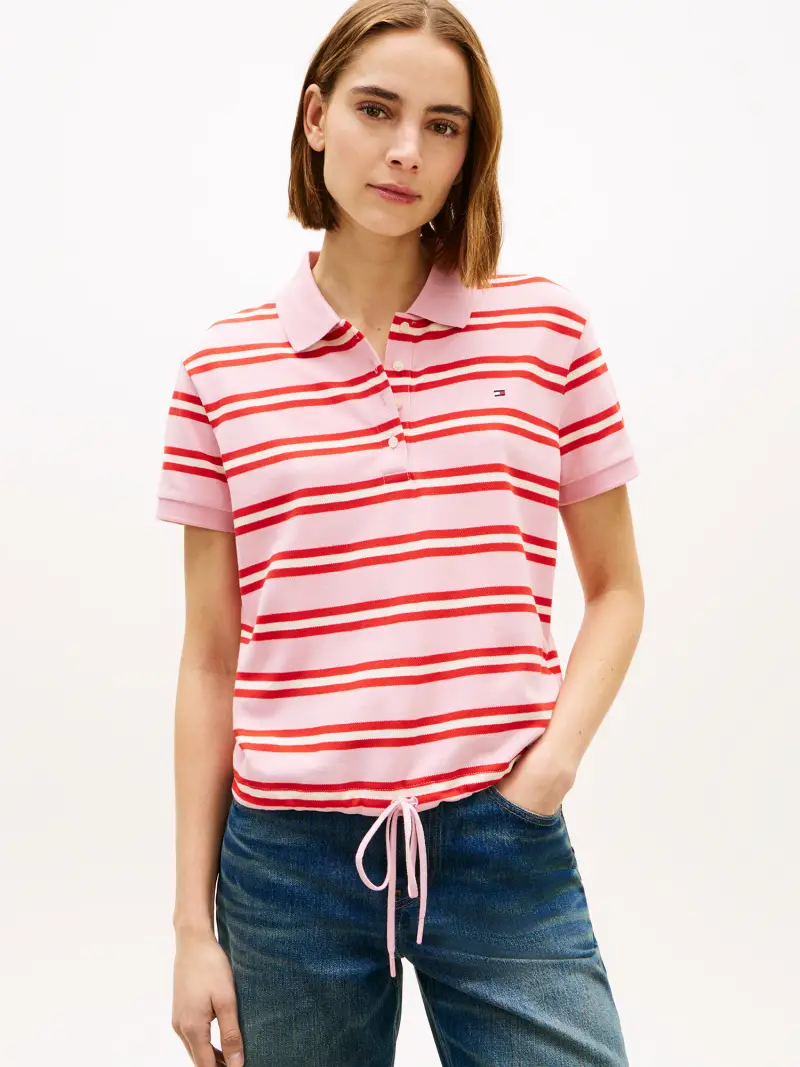 Maglietta rosa / rosso miniatura 2