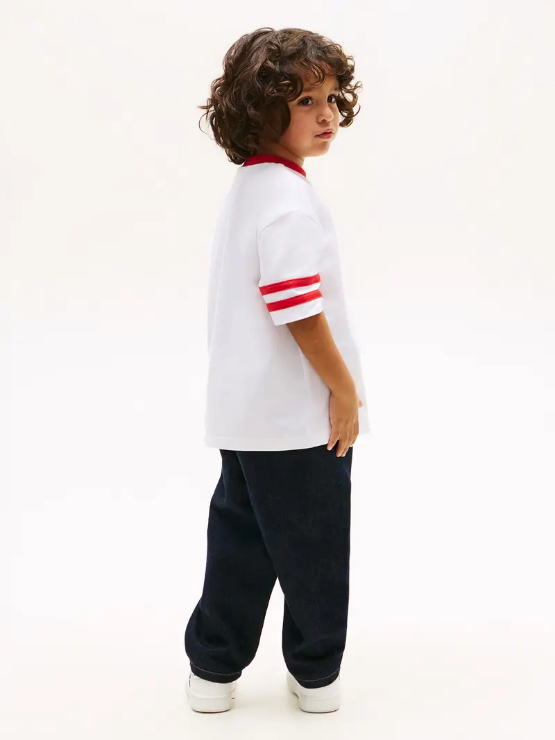 Maglietta TAKE IT EASY rosso / nero / bianco miniatura 3