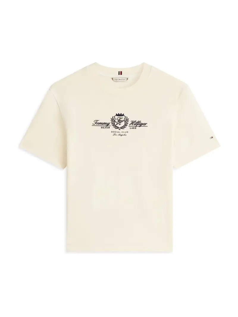 Maglietta Varsity beige chiaro / navy