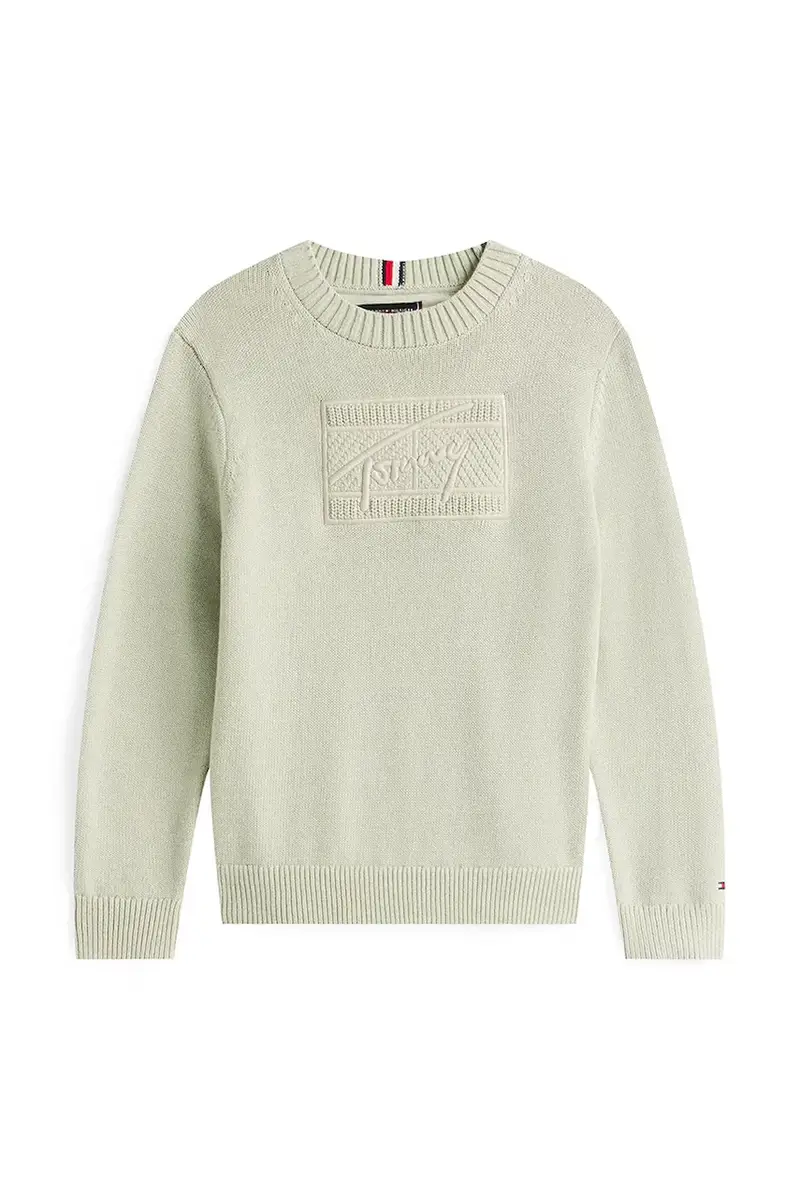maglione colore turchese KB0KB09810 miniatura 2