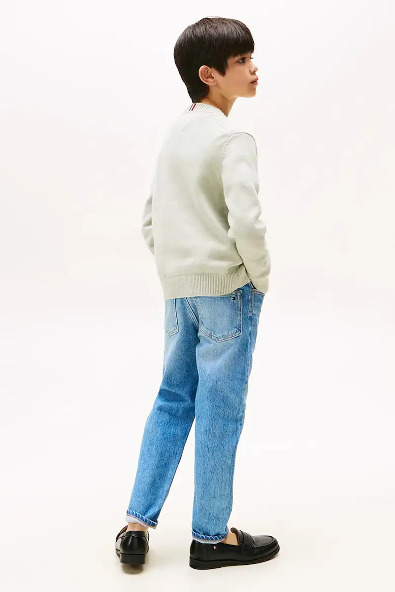 maglione colore turchese KB0KB09810 miniatura 4