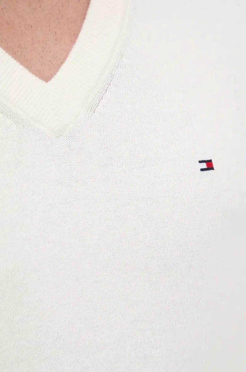 maglione con aggiunta di cachemire colore beige miniatura 5