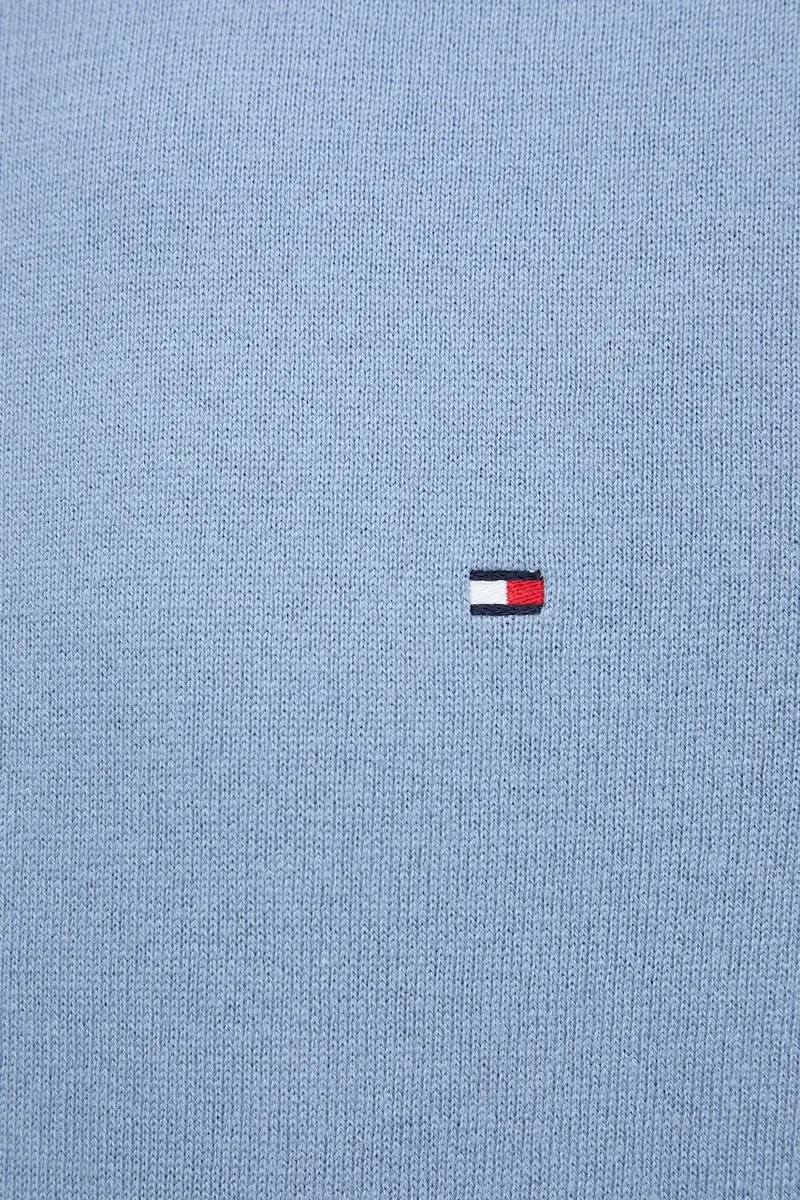 maglione con aggiunta di cachemire colore granata MW0MW28046 Blu miniatura 5