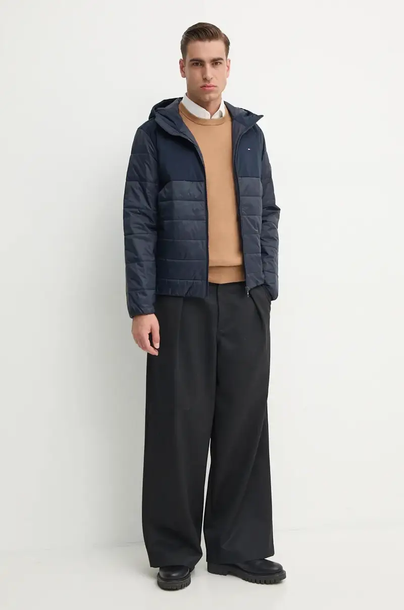 maglione con aggiunta di cachemire colore marrone miniatura 2