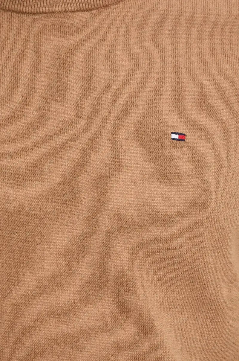 maglione con aggiunta di cachemire colore marrone miniatura 5