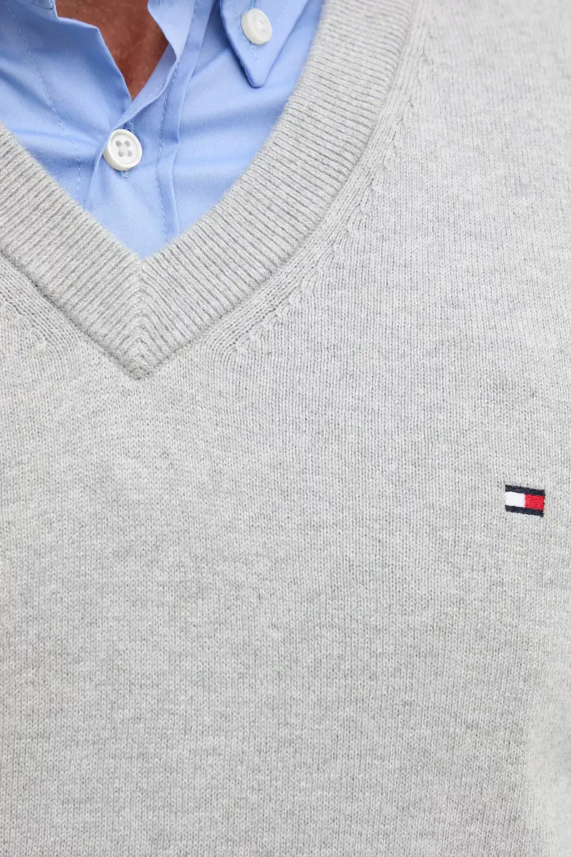 maglione con aggiunta di cachemire uomo Grigio miniatura 5