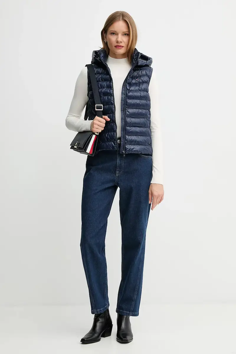 maglione donna colore beige WW0WW47462 miniatura 2