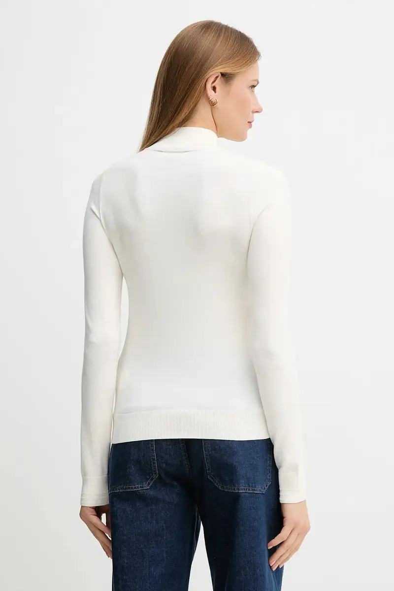 maglione donna colore beige WW0WW47462 miniatura 3