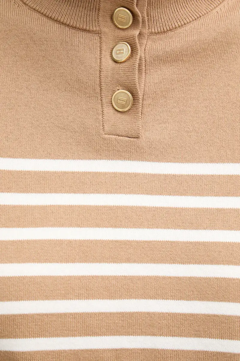 maglione donna colore beige WW0WW47467 miniatura 5