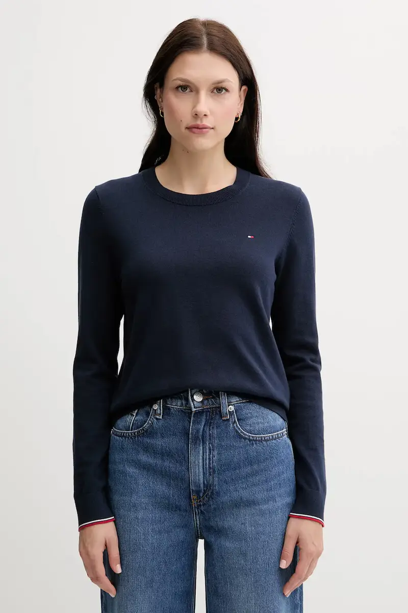 maglione donna colore blu navy WW0WW44984