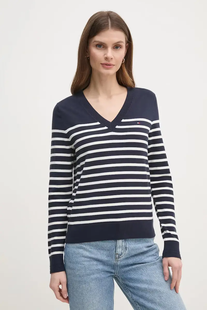 maglione donna colore blu WW0WW40098 Blu navy
