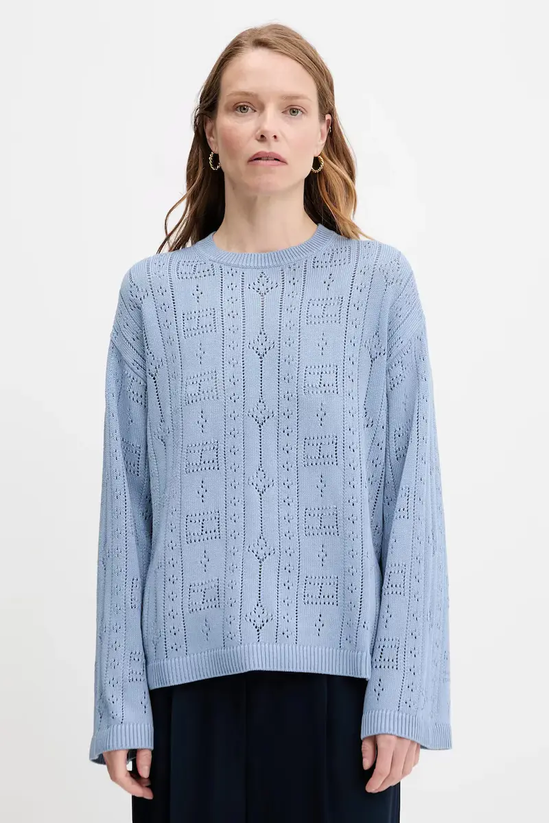 maglione donna colore blu WW0WW45910