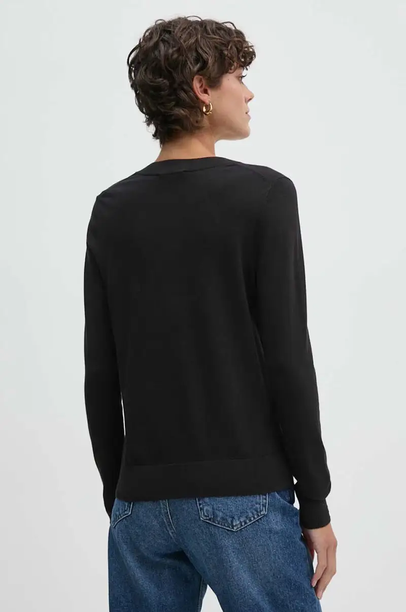 maglione donna colore nero WW0WW40098 miniatura 3