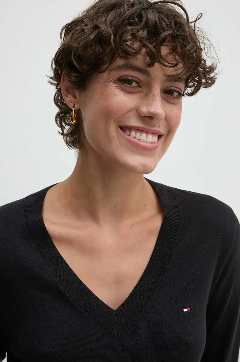 maglione donna colore nero WW0WW40098 miniatura 4