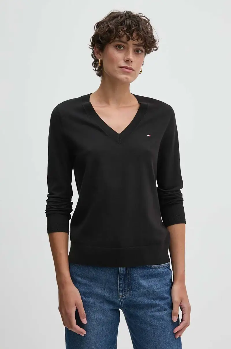 maglione donna colore nero WW0WW40098