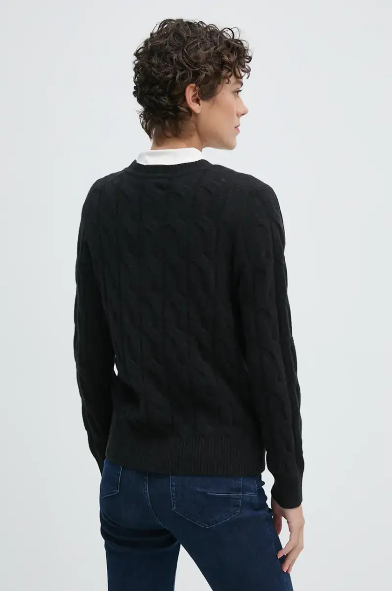 maglione donna colore nero WW0WW43586 miniatura 3