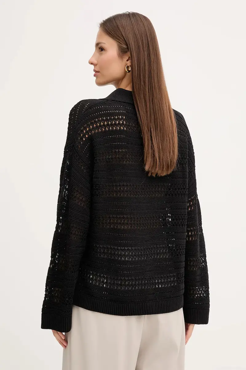 maglione donna colore nero WW0WW46524 miniatura 3