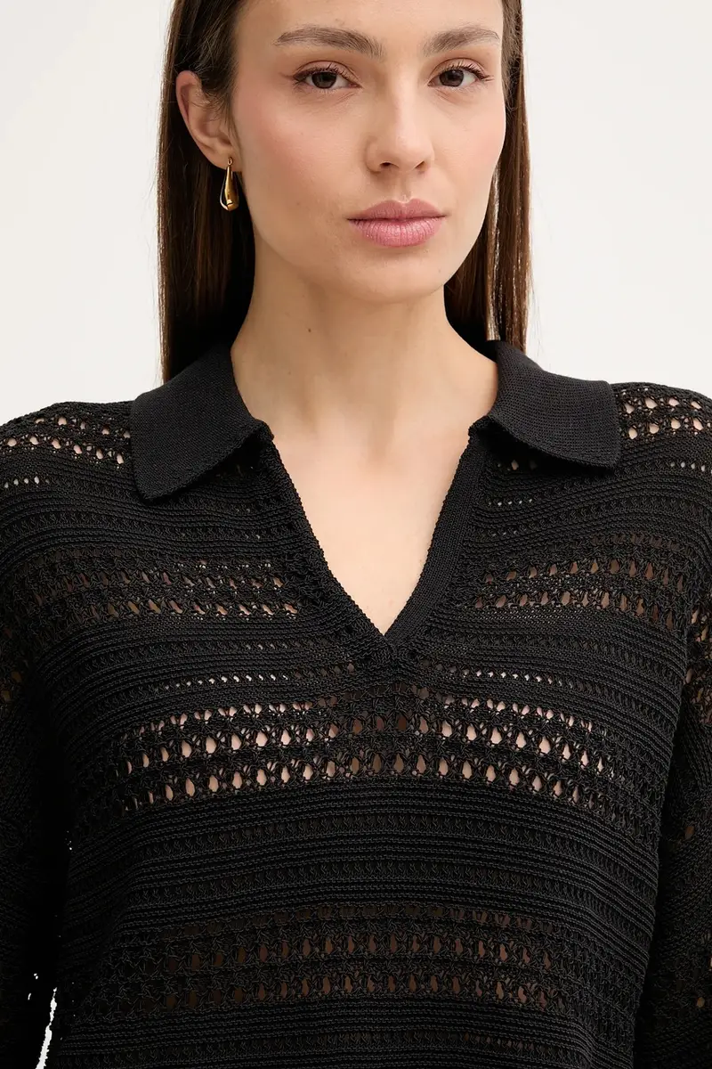 maglione donna colore nero WW0WW46524 miniatura 4