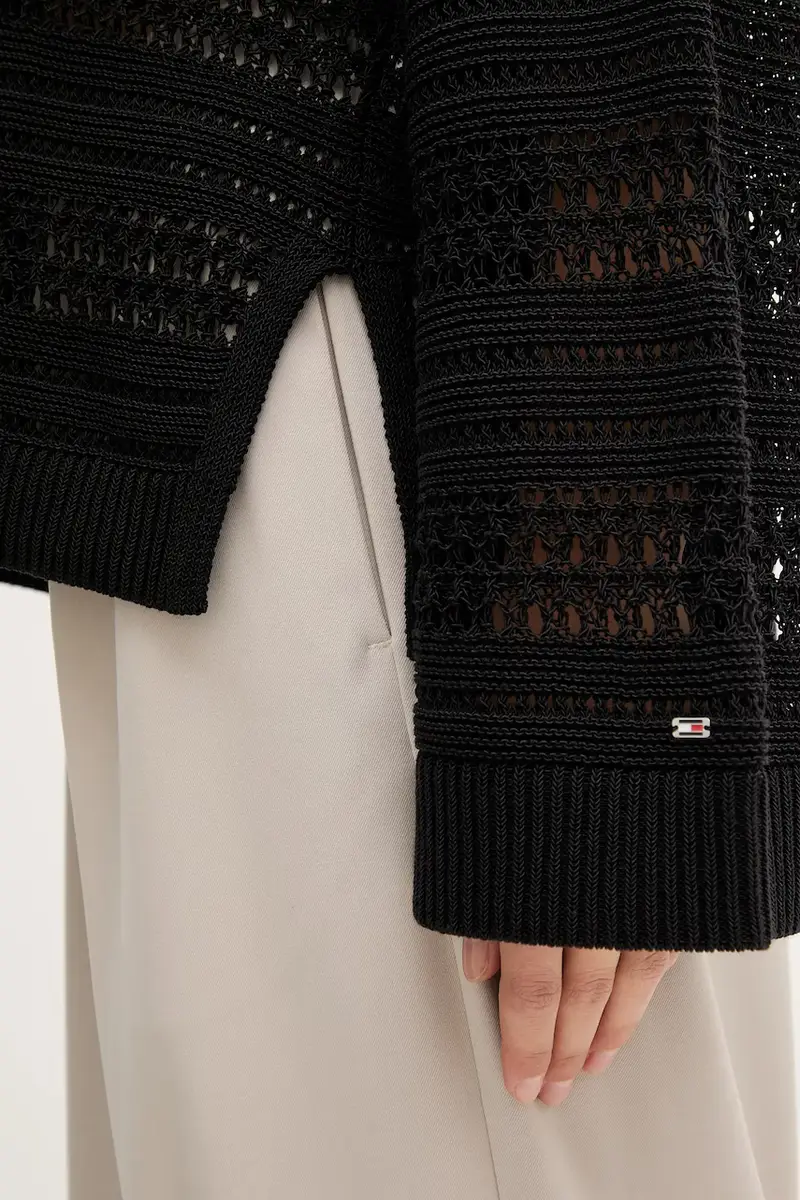 maglione donna colore nero WW0WW46524 miniatura 5