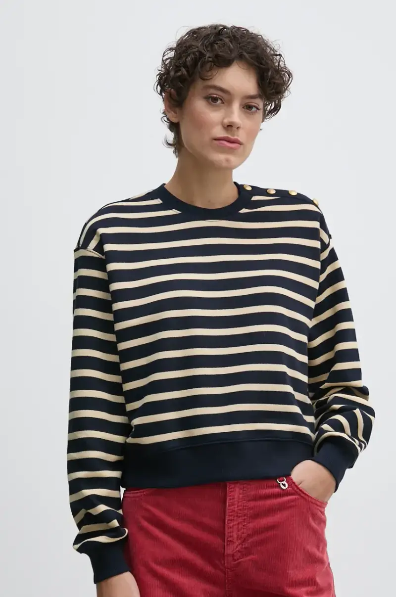 maglione in cotone Blu navy