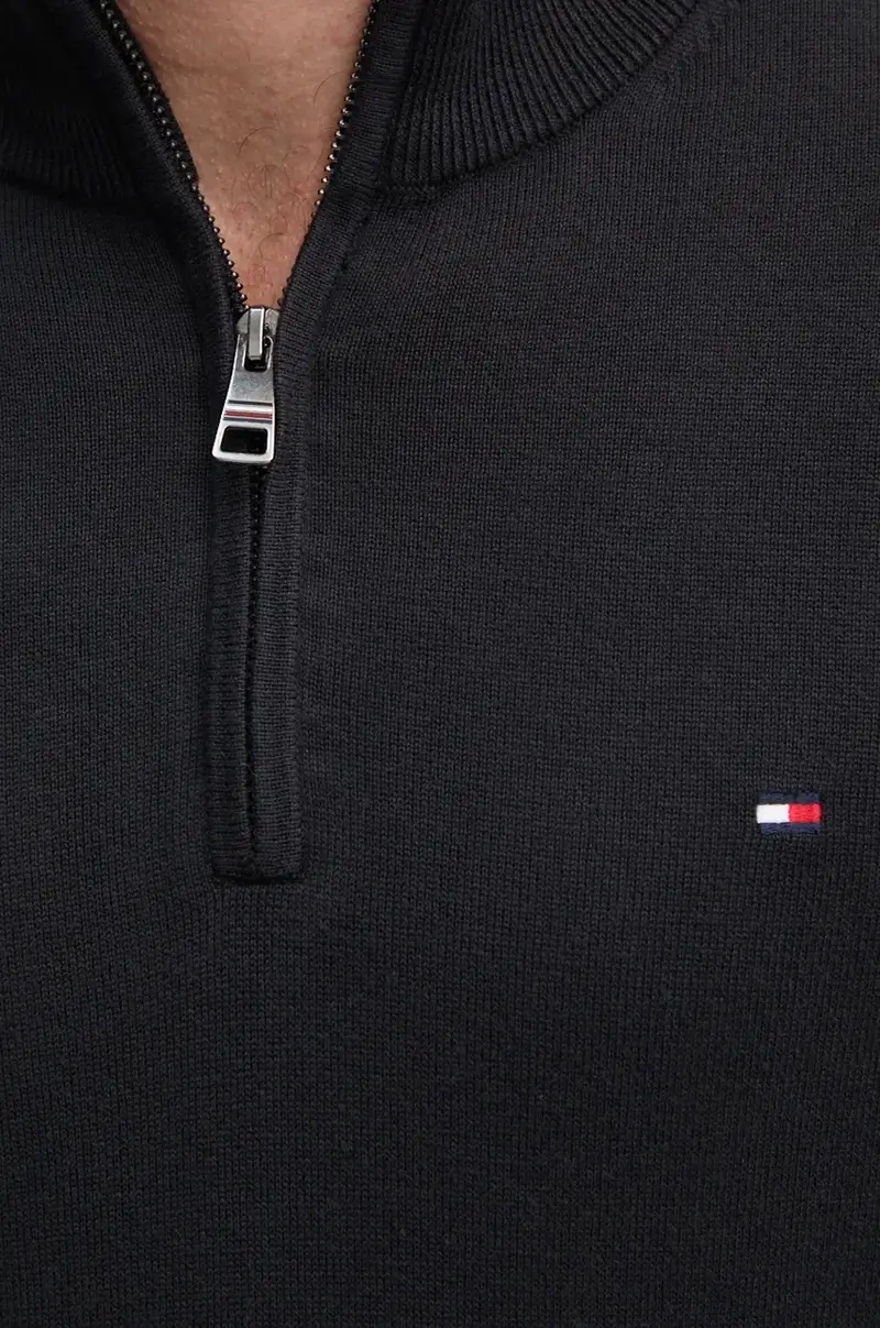 maglione in cotone colore nero MW0MW37331 miniatura 5