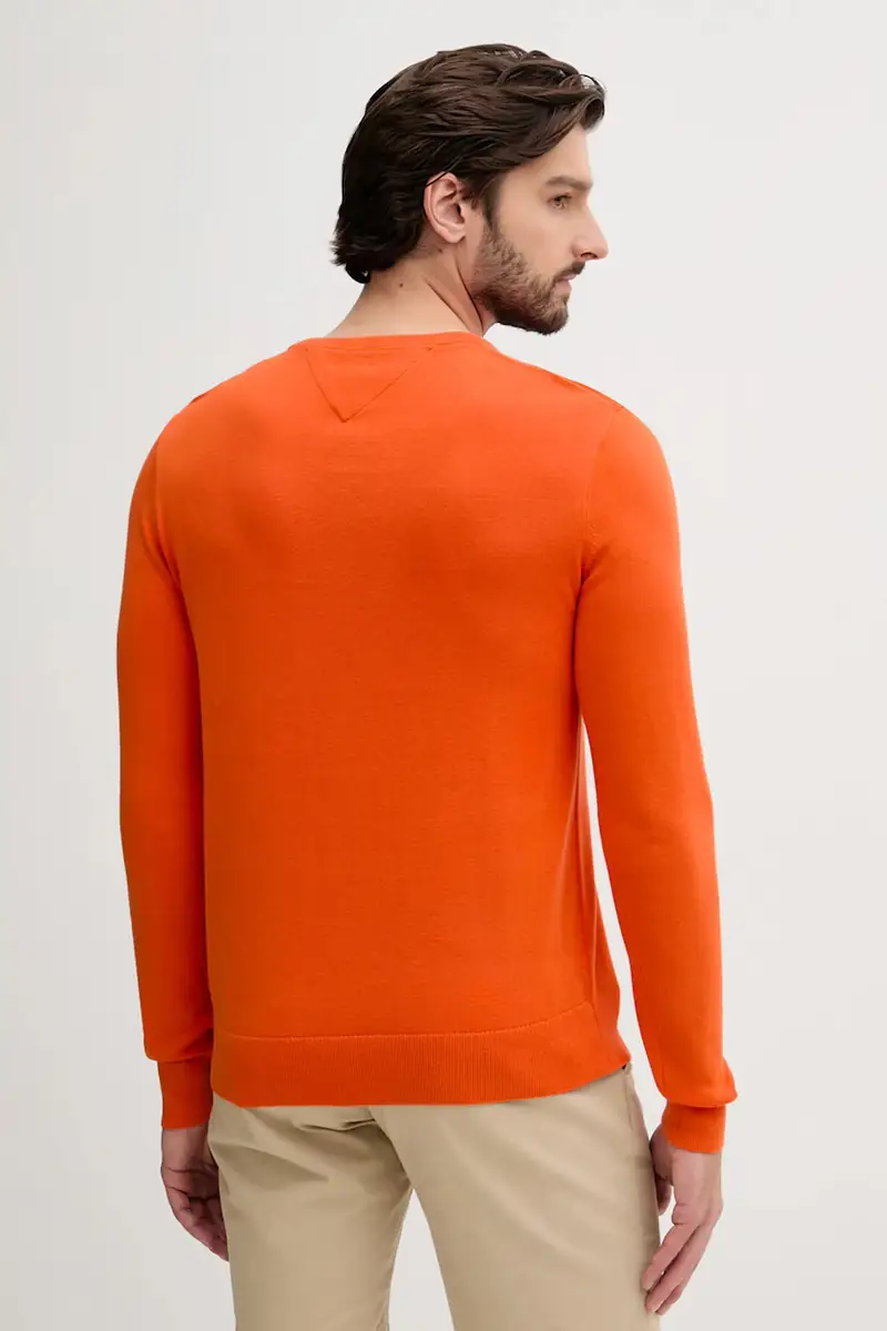 maglione in cotone uomo colore arancione MW0MW39999 miniatura 3