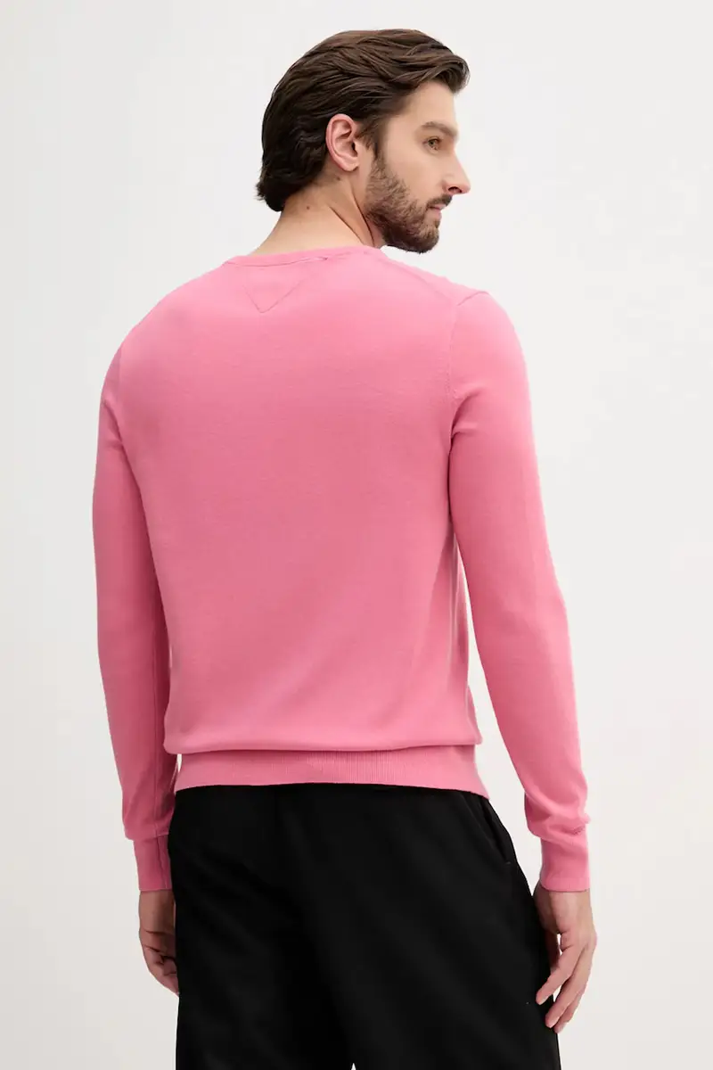 maglione in cotone uomo colore rosa MW0MW39999 miniatura 3