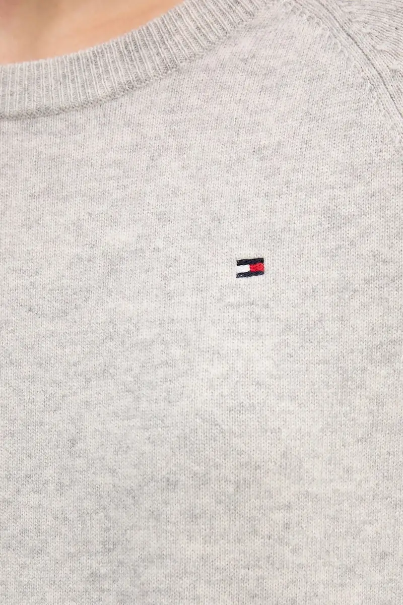 maglione in lana Grigio miniatura 5