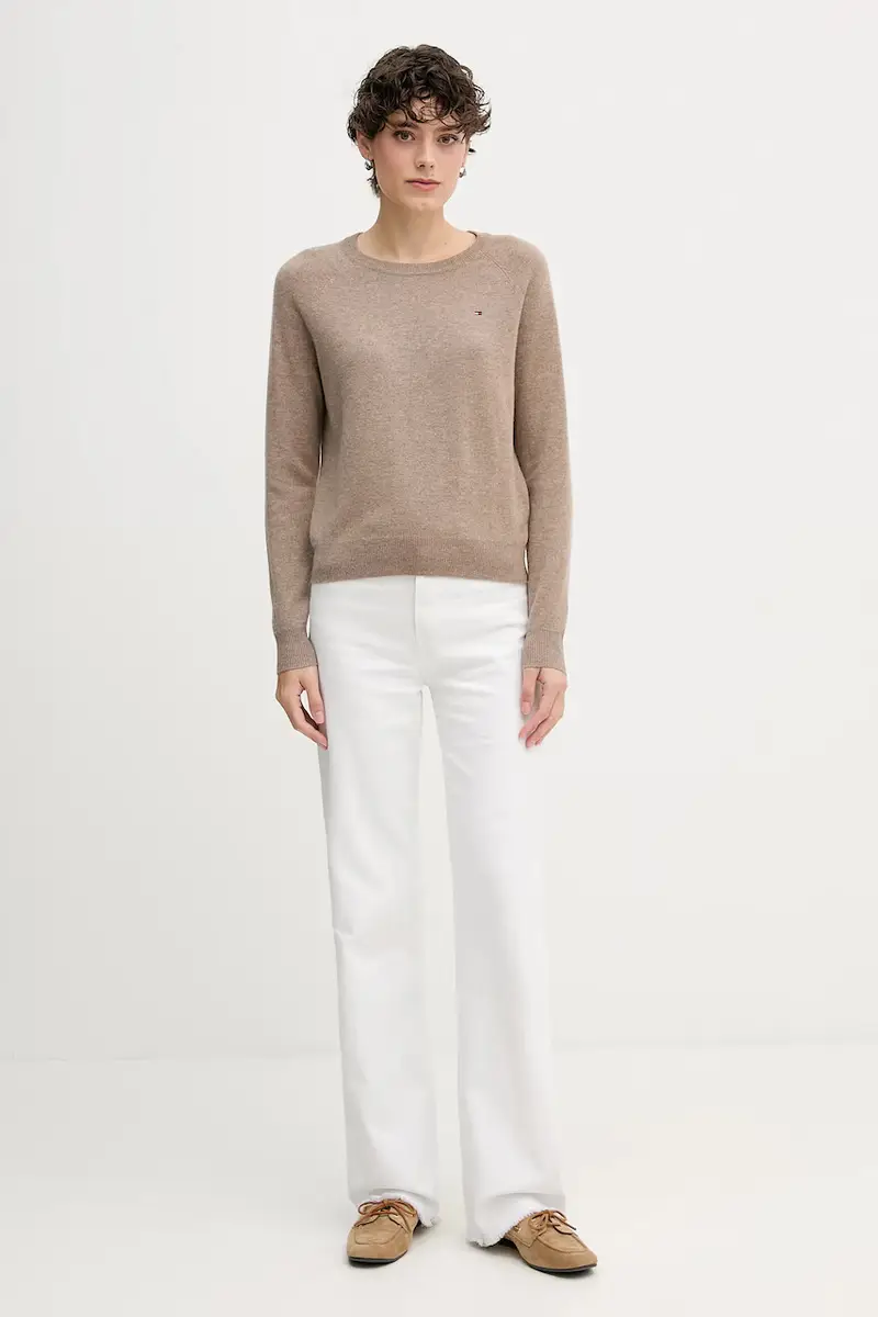 maglione in lana Marrone miniatura 2