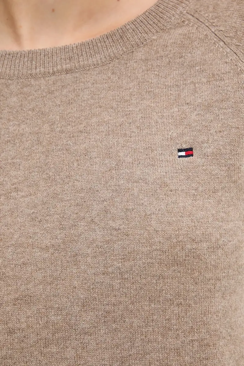 maglione in lana Marrone miniatura 5