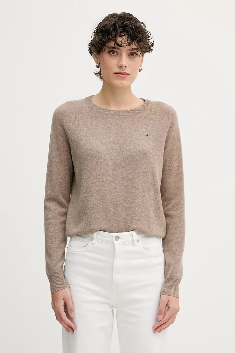 maglione in lana Marrone