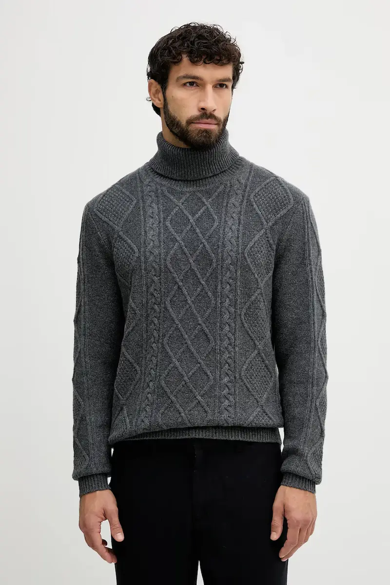 maglione in lana uomo colore grigio MW0MW40914