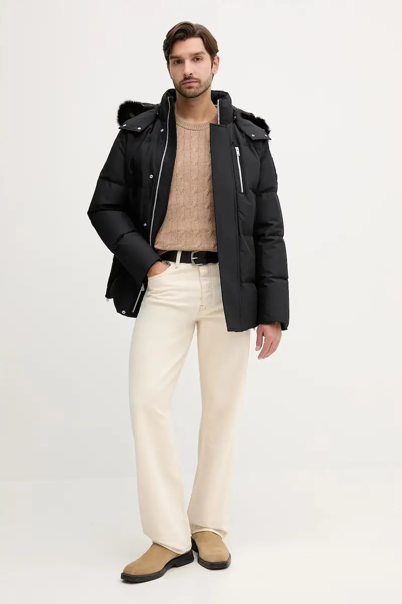 maglione in lana uomo colore marrone MW0MW40442 miniatura 2