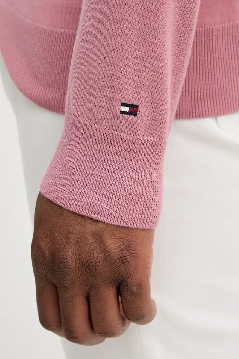 maglione in lana uomo colore rosa MW0MW39775 miniatura 5