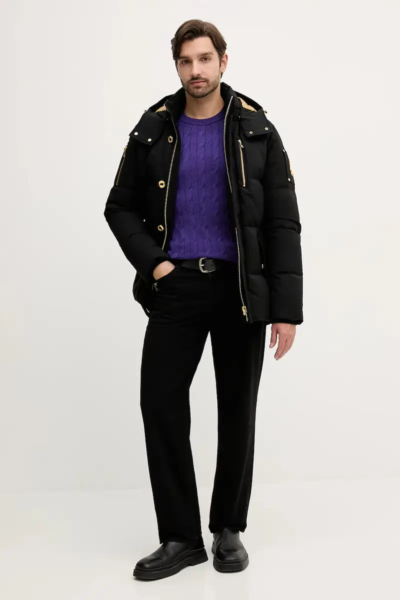 maglione in lana uomo colore violetto MW0MW40442 miniatura 2