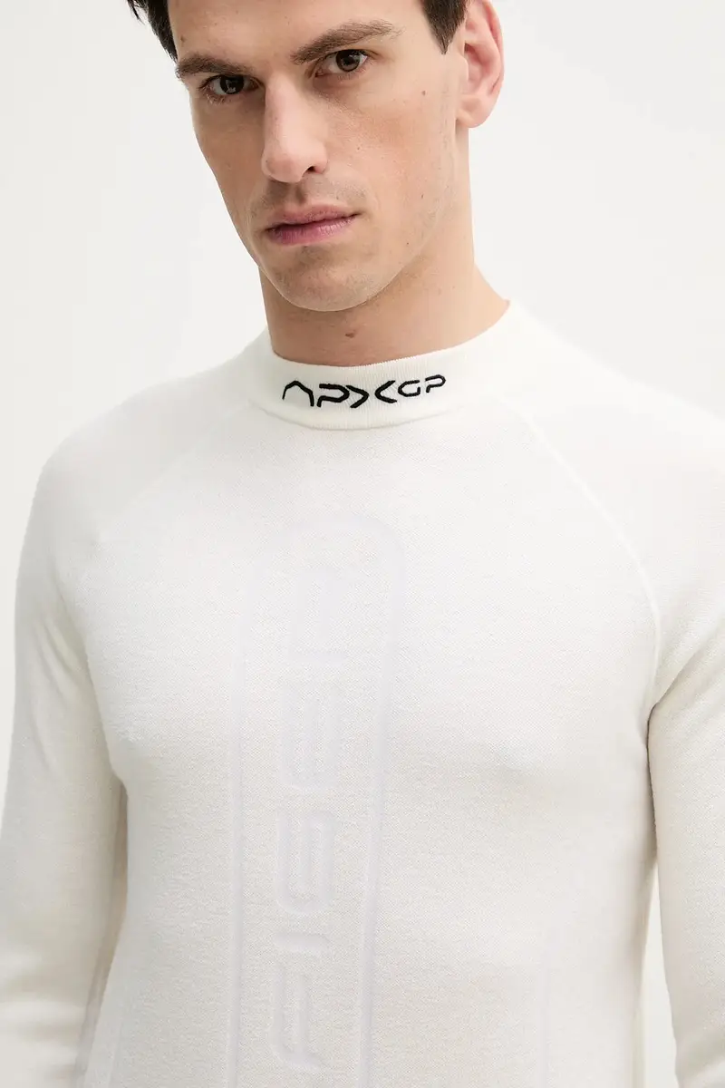 maglione in lana x F1 THE MOVIE uomo colore beige MW0MW41383 miniatura 4