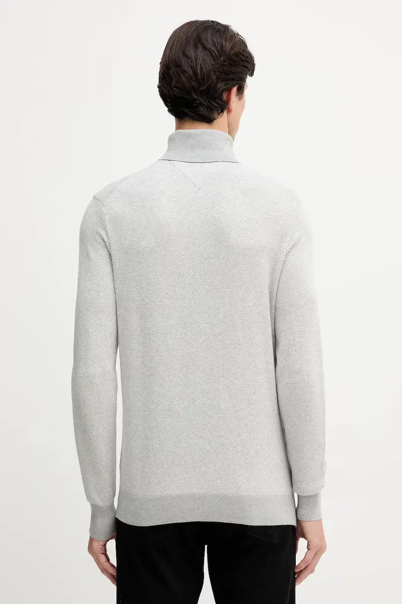 maglione in misto lana uomo colore grigio MW0MW40446 miniatura 3