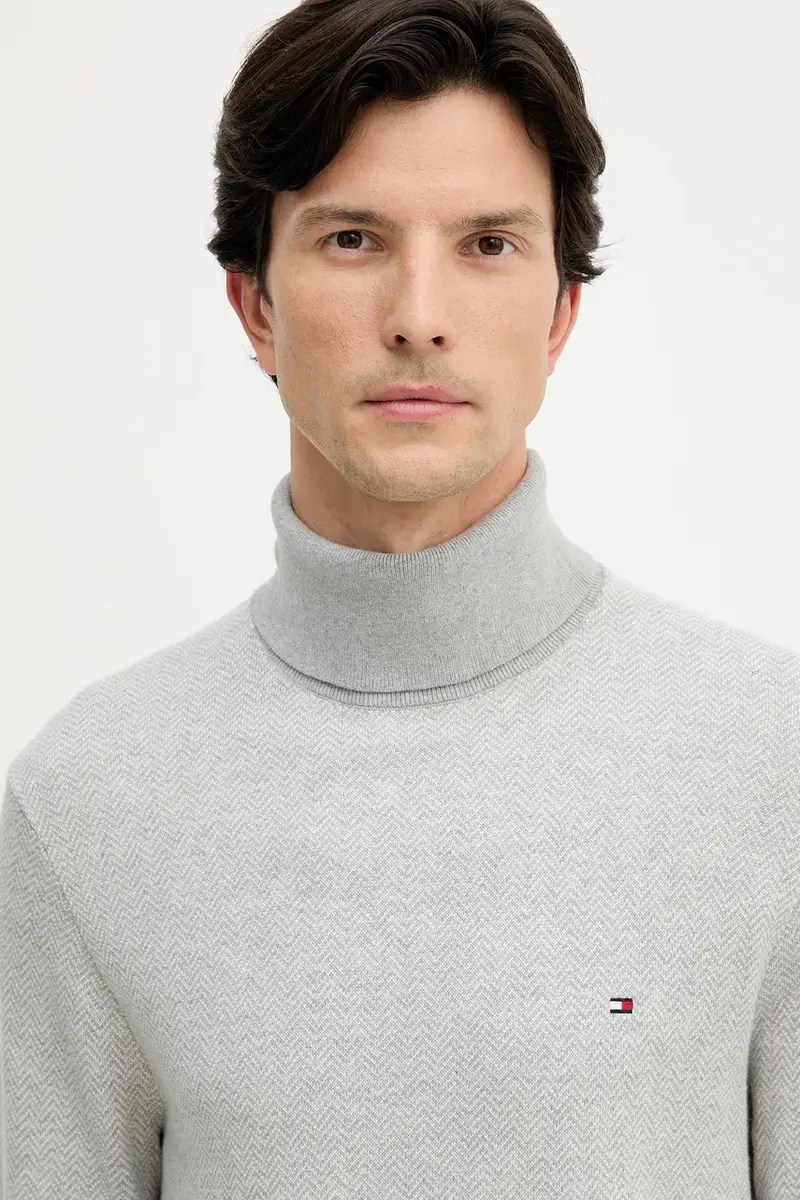 maglione in misto lana uomo colore grigio MW0MW40446 miniatura 4