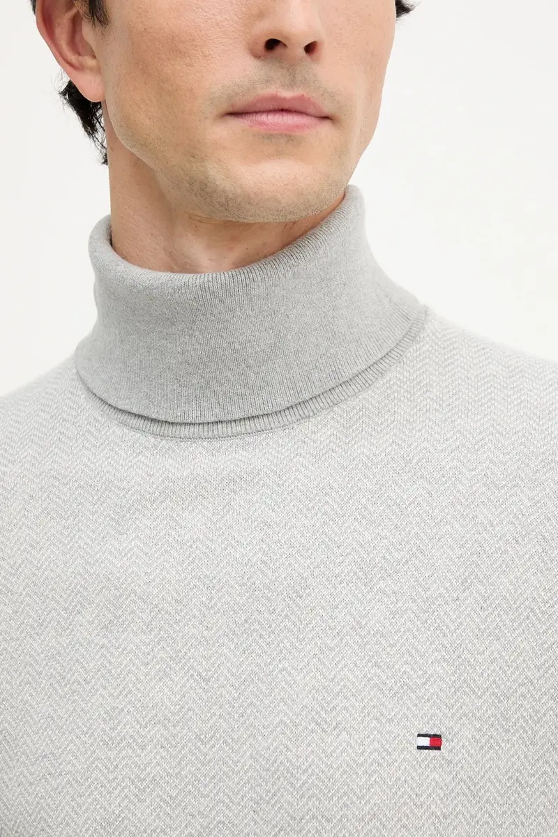 maglione in misto lana uomo colore grigio MW0MW40446 miniatura 5