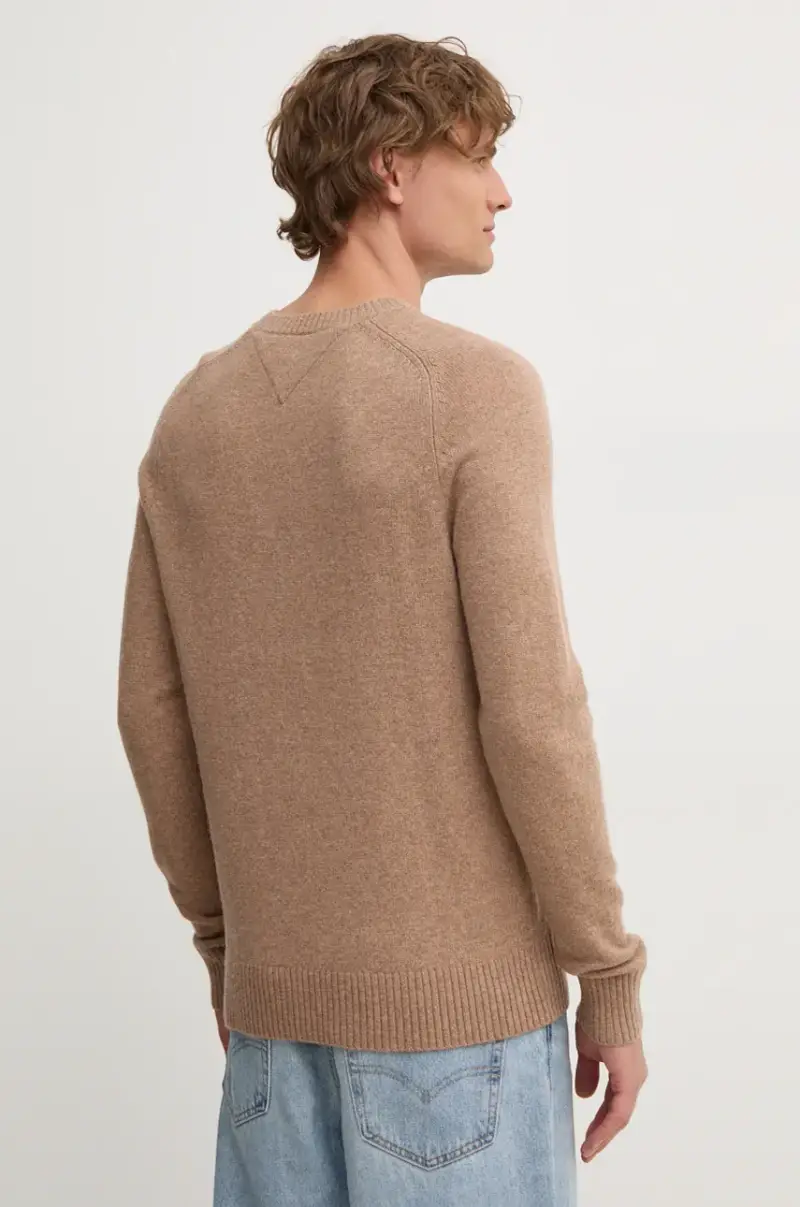 maglione uomo colore beige MW0MW36535 miniatura 3