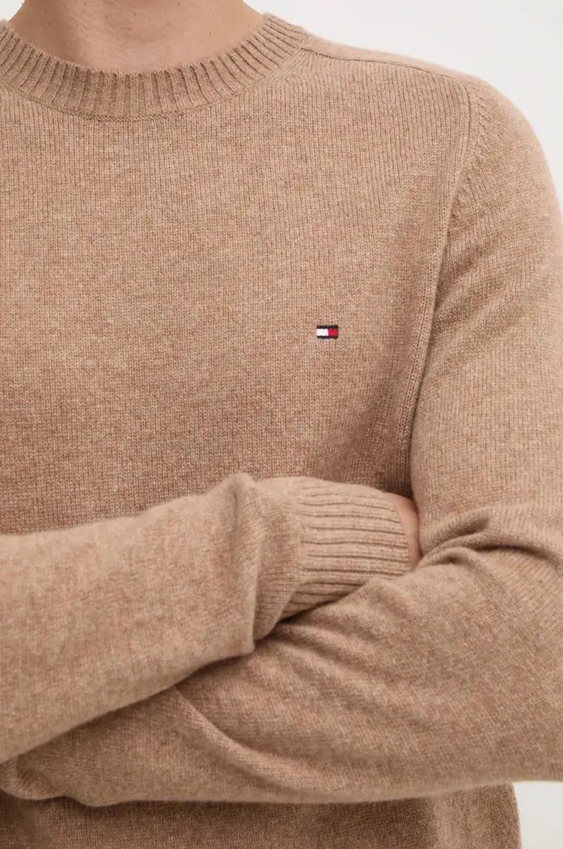 maglione uomo colore beige MW0MW36535 miniatura 5